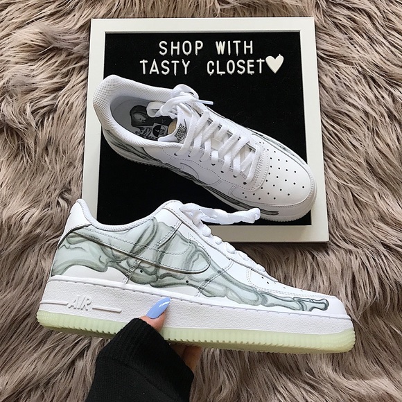 Nike air force1 glow skeletal force sneakers - Picture 4 of 8